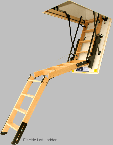 Stira electric on sale loft ladder